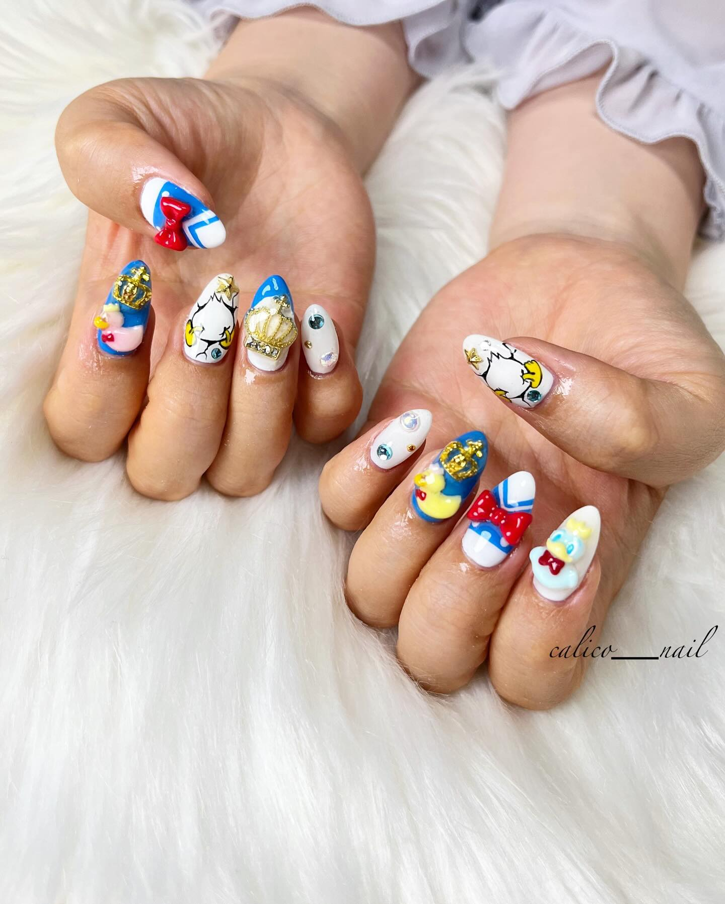 3D×キャラネイル🐥⸒⸒💅✨