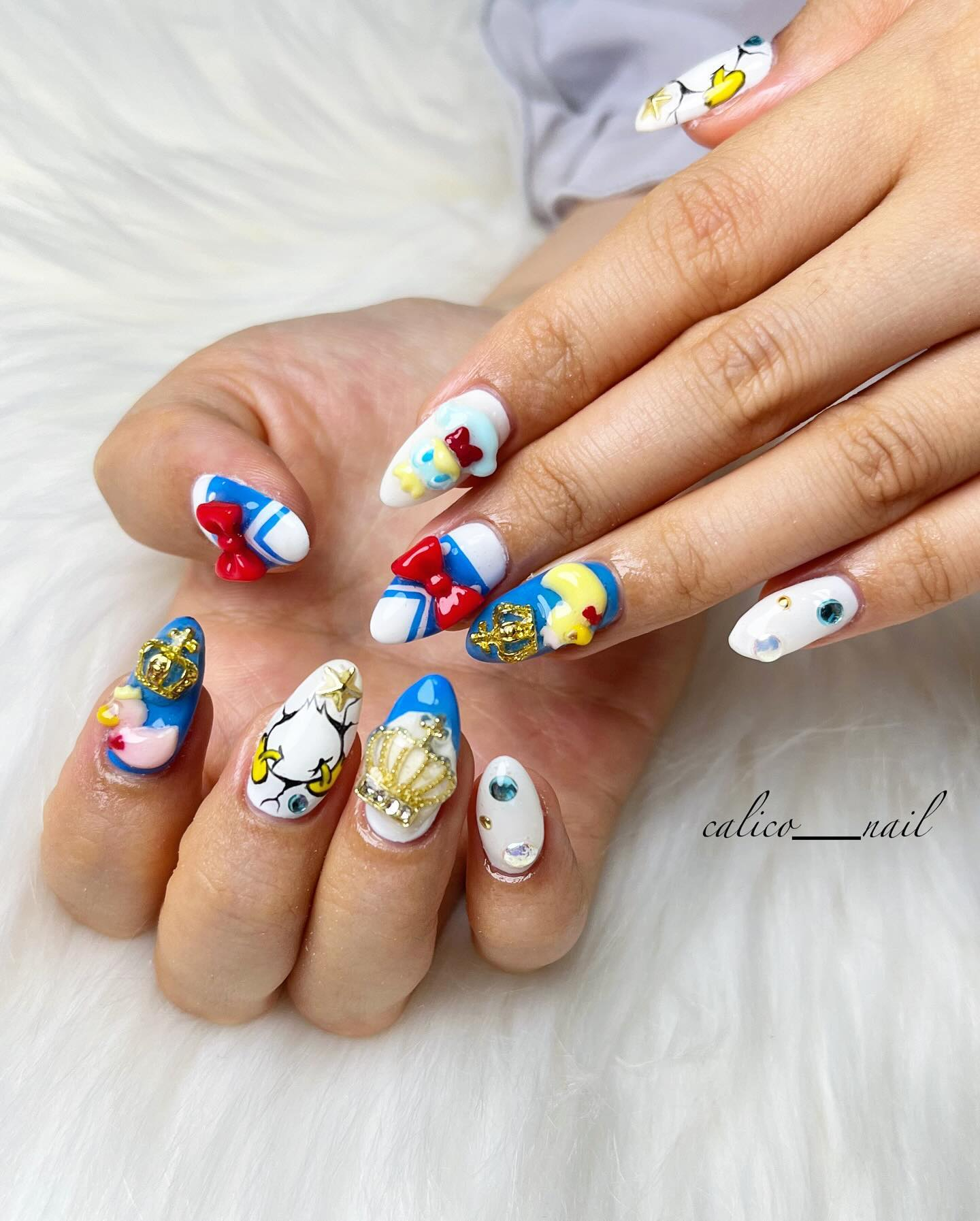 3D×キャラネイル🐥⸒⸒💅✨